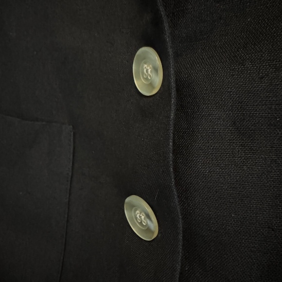 Giorgio Sant’Angelo Black Structured Blazer – Silver Buttons – Classic Fit (Wom - Picture 3 of 6